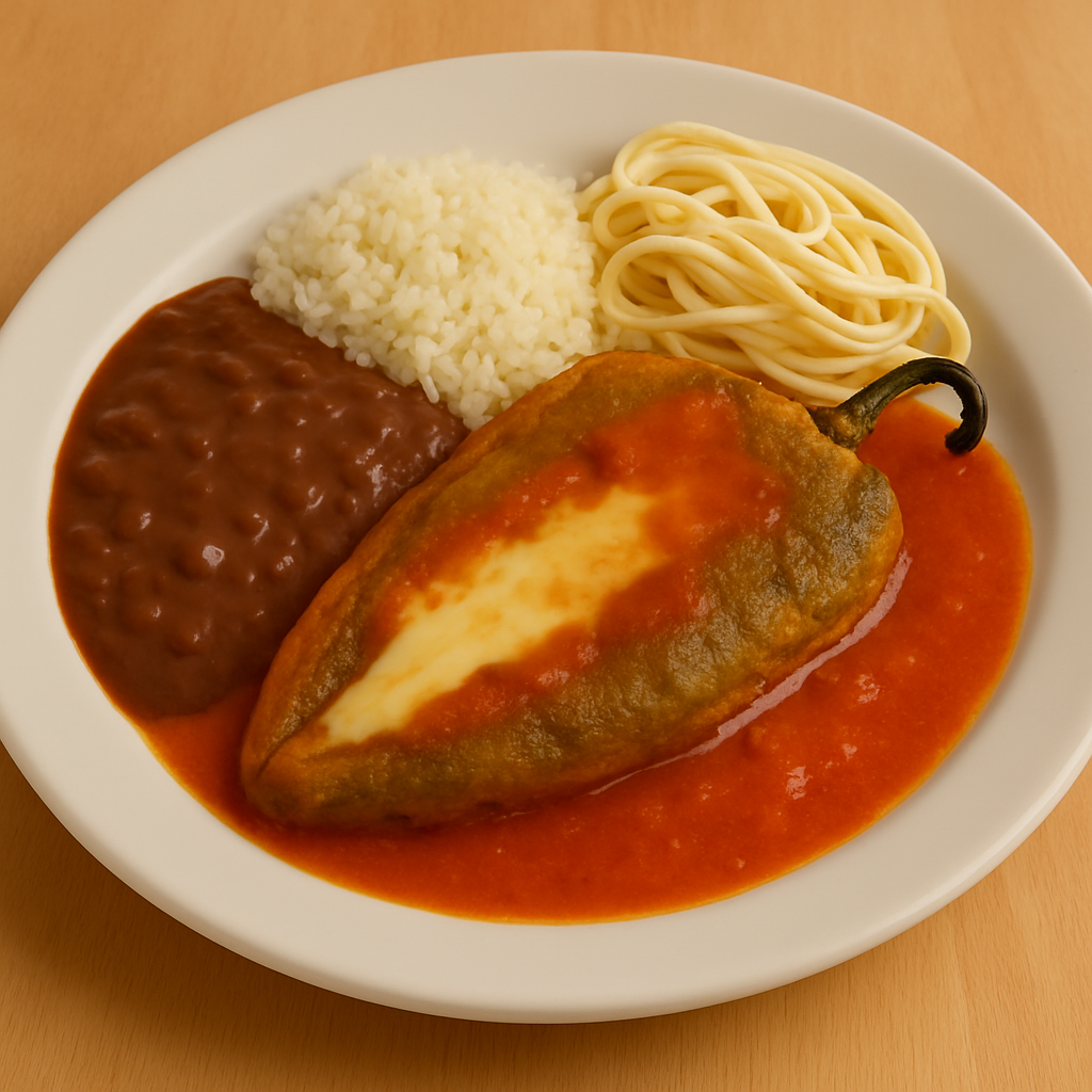 Menú vegetariano de comida saludable